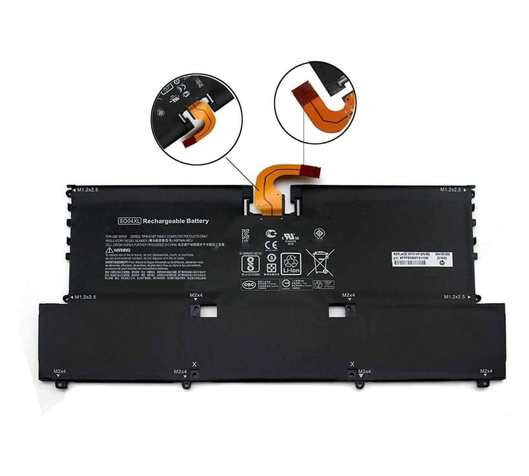 Techie Battery For HP BF04XL, HSTNN-LB8C, Spectre 13-AF, Series Laptops (3000mAh, 2-Cell)