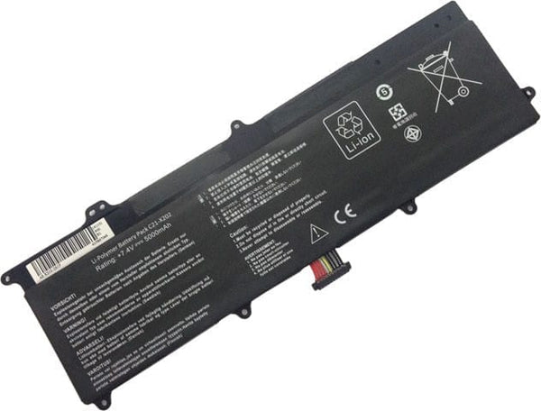 Techie Compatible Battery for Asus C21-X202 - VivoBook F201E, F202E, R200E, S200 Series Laptops (4500mAh, 2-Cell)