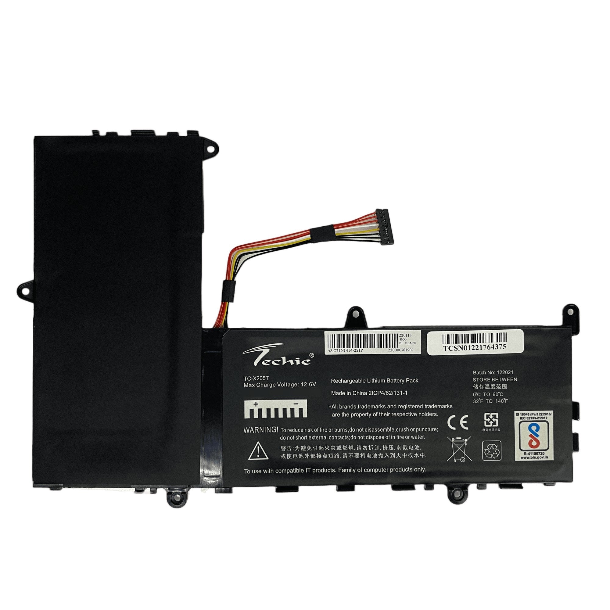 Techie Compatible Battery for Asus C21N1414 - EeeBook X205T, X205TA Series Laptops (4100mAh, 2-Cell)