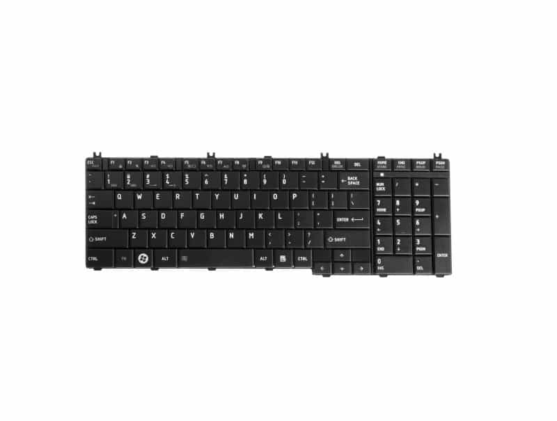 Techie Laptop Keyboard For Toshiba Satellite C650, 9Z.N4W0M.001, L630, C655, L655, L670, L755 Series Laptops