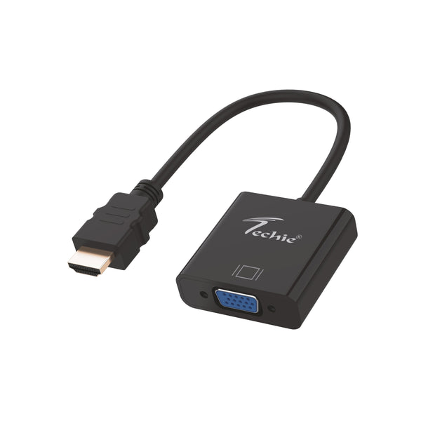 Techie HDMI to VGA Converter – 1080P Full HD