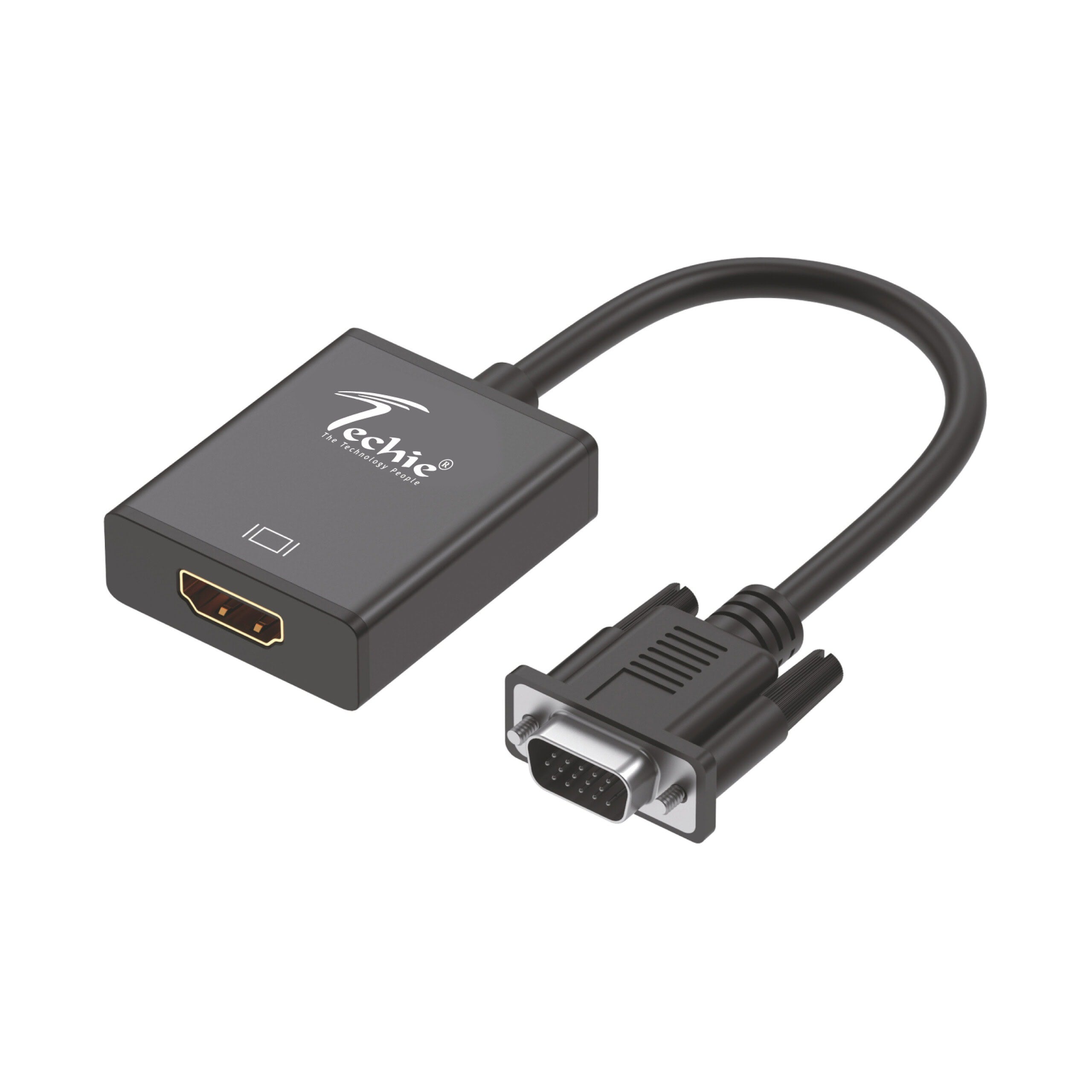 Techie VGA to HDMI Converter with Audio