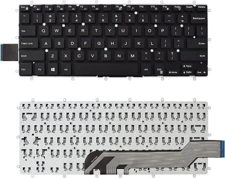 Techie Laptop Keyboard for Dell Inspiron 13 5368, 5378, 7370, 7573