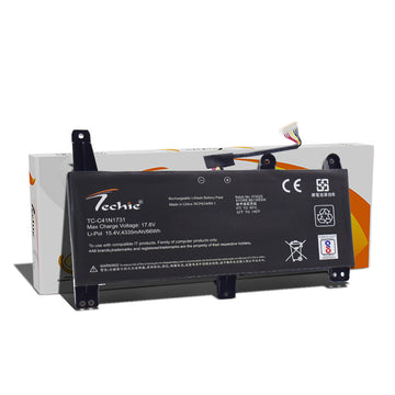 Techie Compatible Battery for Asus C41N1731-C – Rog STRIX G531GV, SCAR 15 G532LW, SCAR III G531GW Series Laptops (4335mAh, 4-Cell)