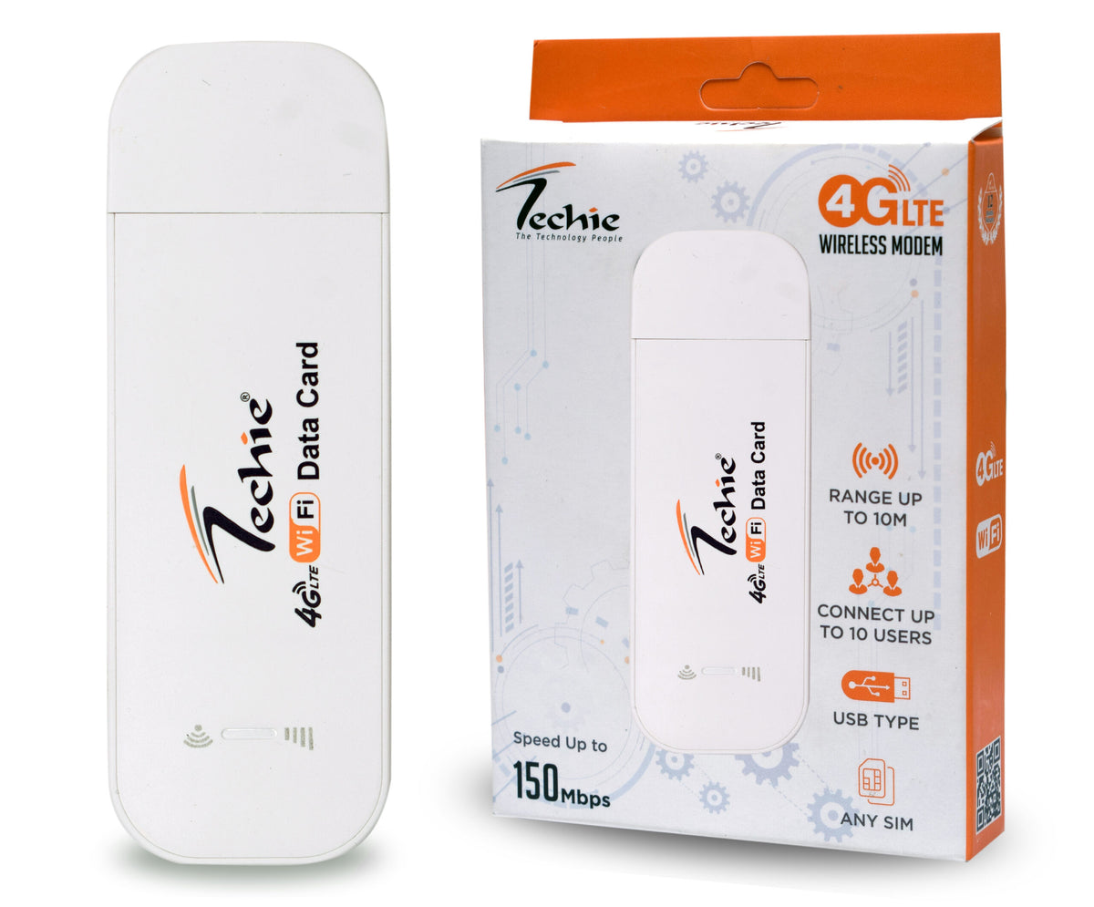 Techie 150Mbps 4G USB Wifi Modem