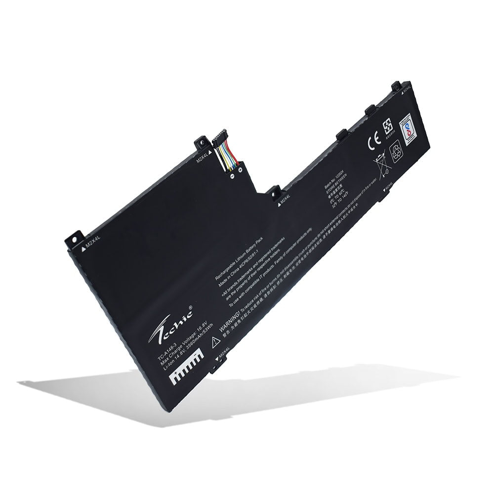 Techie Laptop Battery for Lenovo L19M4PD2, IdeaPad S740-14IIL, YOGA S740-14IIL Laptops (3560mAh, 4-Cell)