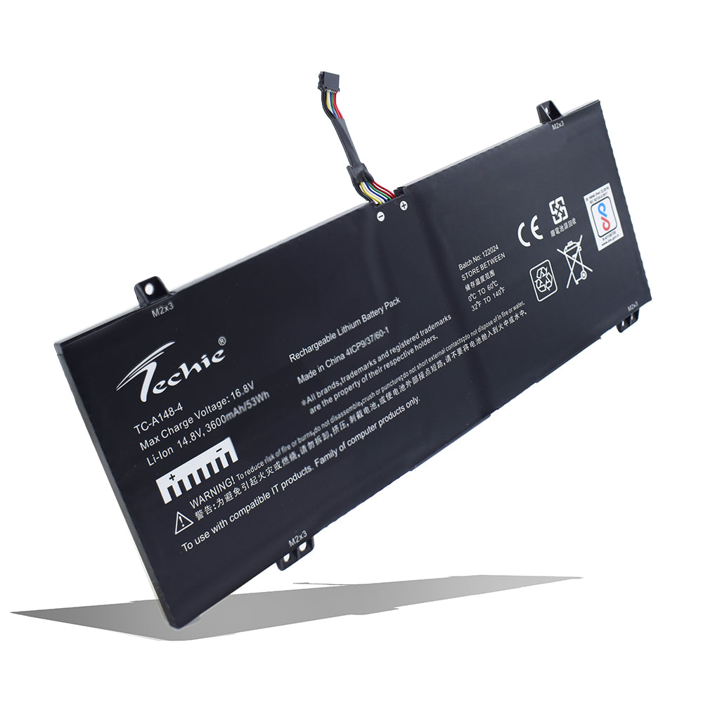 Techie Compatible Battery for Lenovo L18M4PF3 - ideapad C340-14APi, L18C4PF4, L18C4PF3 Laptops (3600mAh, 4-Cell)