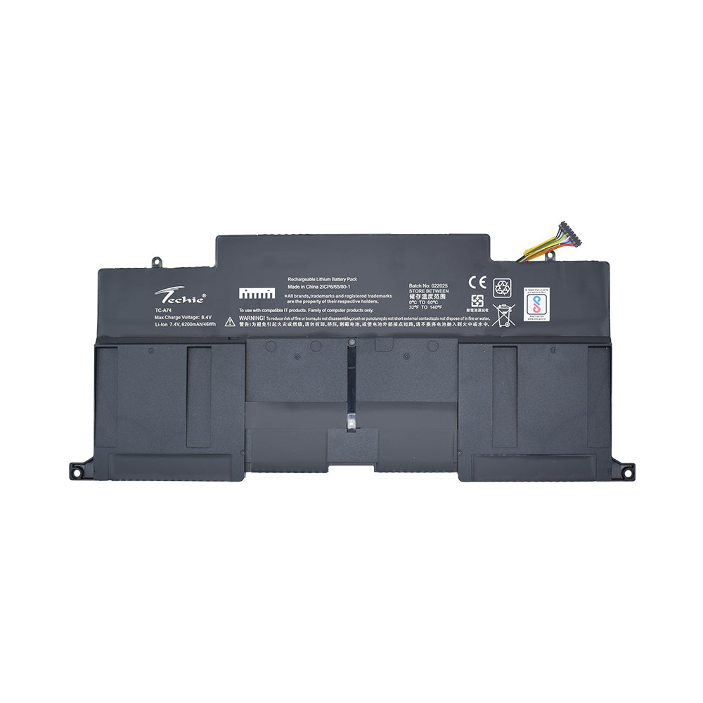 Techie Compatible Battery for Asus C22-UX31 – ZenBook UX31A, UX31E & ZenBook BX31A Series Laptops (6840mAh, 4-Cell)