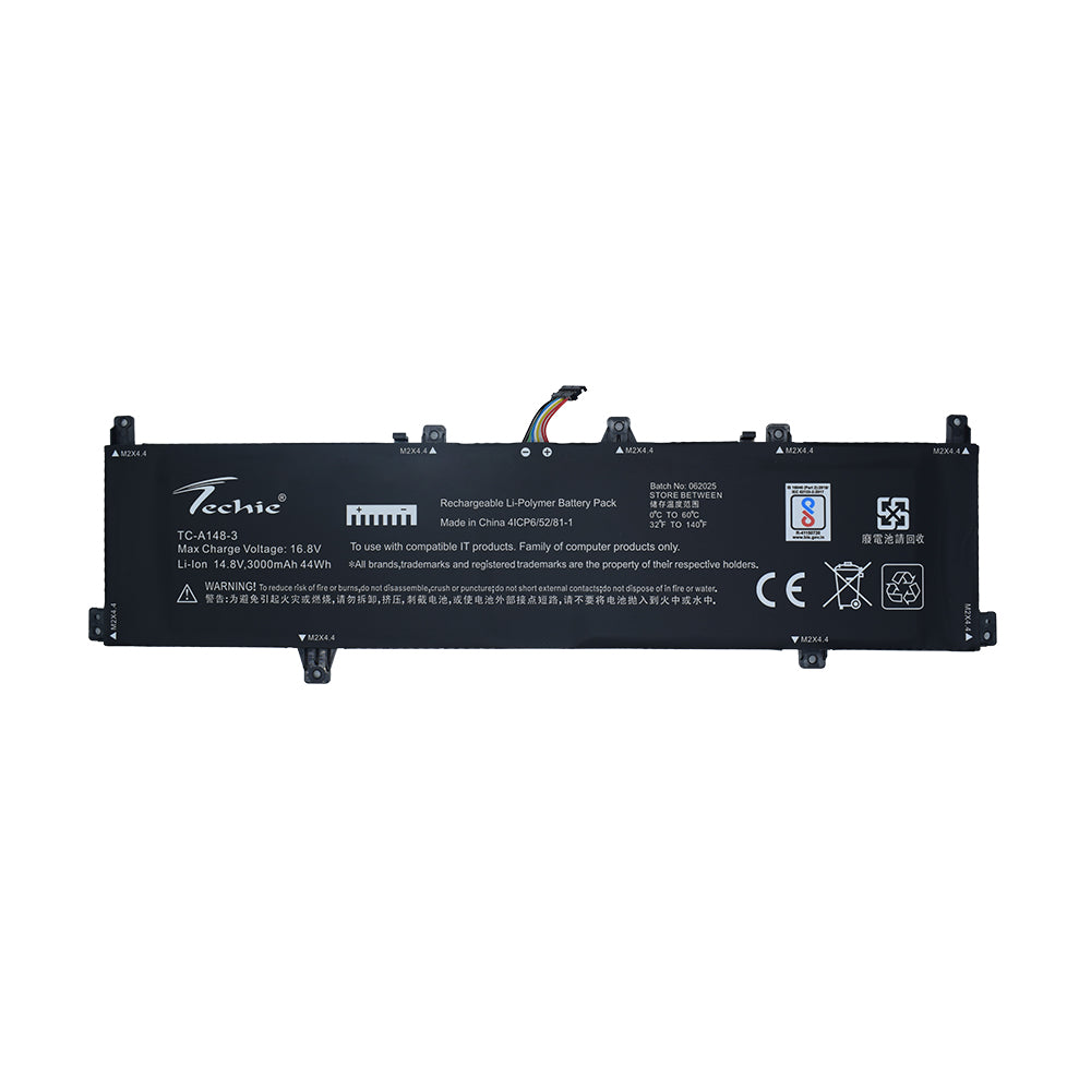 Techie Compatible Battery for Lenovo L21M4P77– ThinkPad Z16 GEN 1 & ThinkPad Z16 GEN 2 Series Laptops (3000mAh, 4-Cell)
