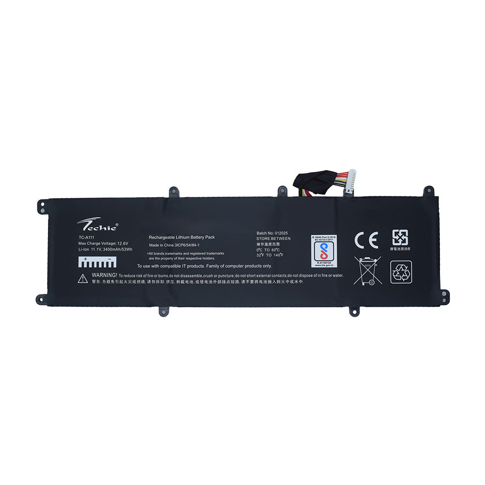 Techie Compatible Battery for Asus C31N1622 – ZenBook UX530UQ & ZenBook UX530UX Series Laptops (3400mAh, 3-Cell)