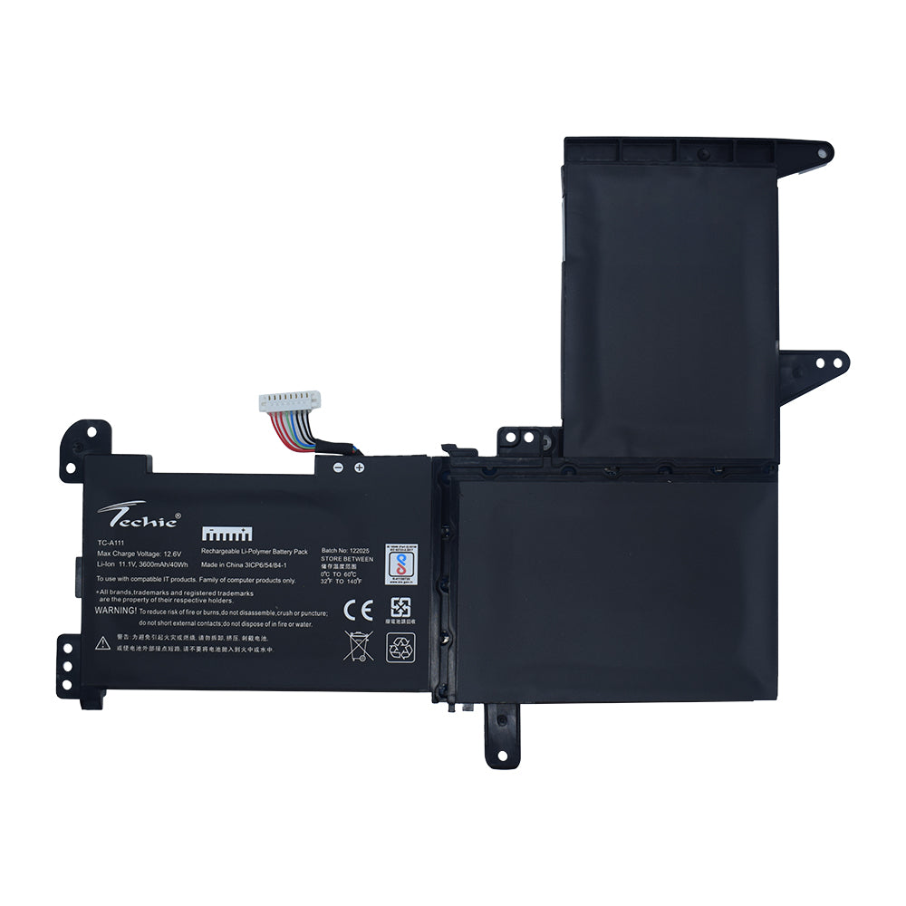Techie Compatible Battery for Asus X510U - B31N1637-3S1P, Vivobook 15 - X510U, Laptops (3600mAh, 3-Cell)
