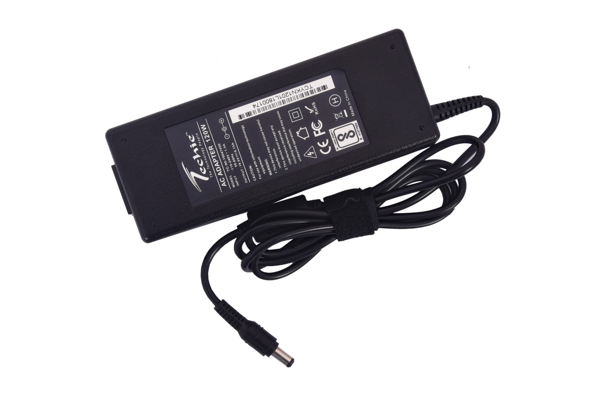 Techie Compatible Lenovo 120W Laptop Charger 19.5V, 6.15A, 6.3mm x 3.0mm