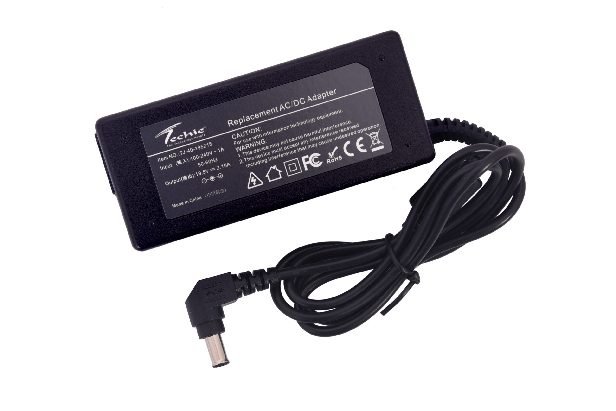 Techie Compatible Sony Vaio 45W Laptop Charger 19.5V, 2.15A, 6.5mm x 4.4mm