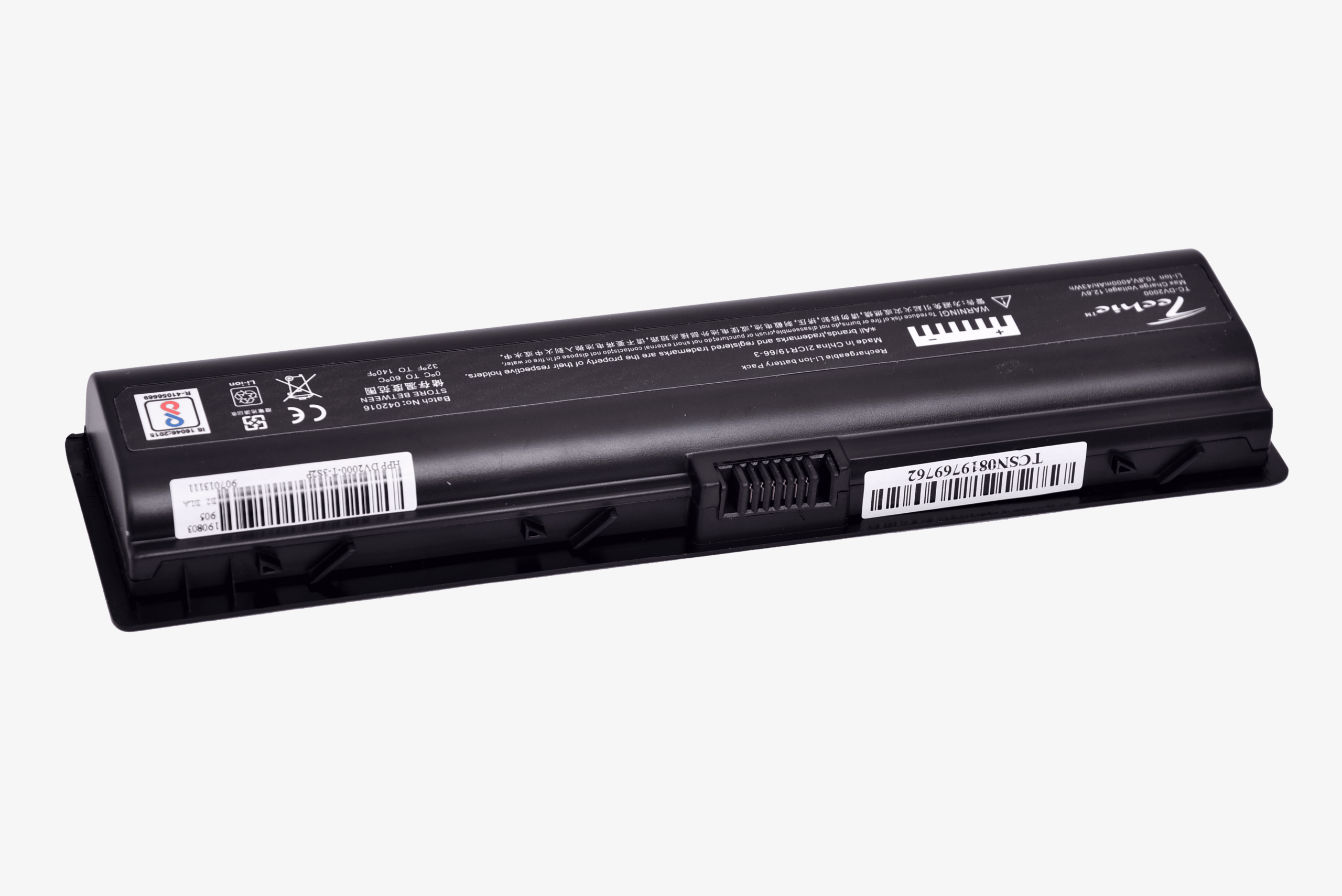 Techie Compatible Battery for HP DV2000-12 C - Pavilion DV2000, DV2300, DV2400 series Laptop (8000mAh, 6-Cell)