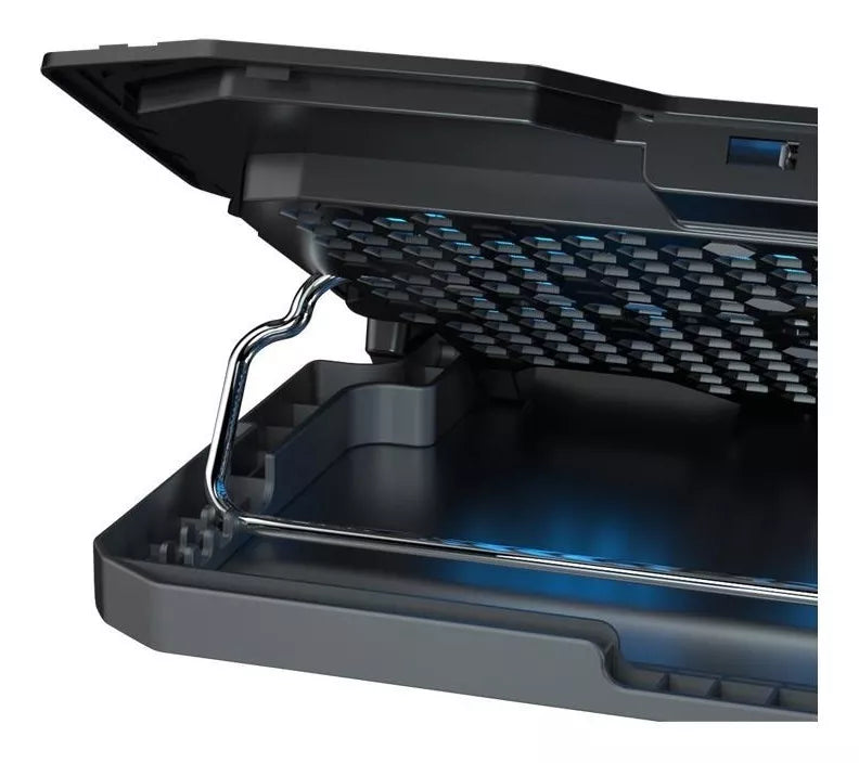 Techie 2 Fan Laptop Cooling Pad With Mobile Stand