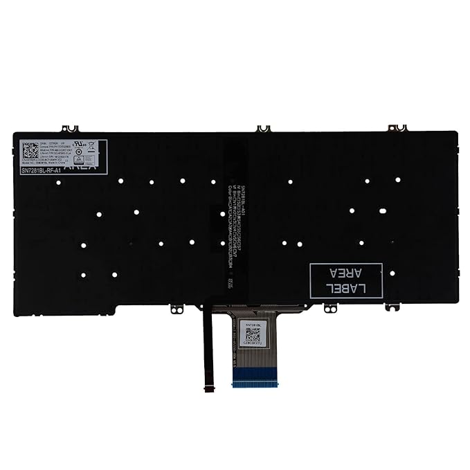 Techie Laptop Keyboard for Dell Latitude 13-5300 2-in-1, E5300, E7300, 7300 With Backlight