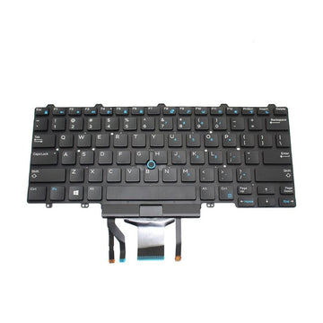 Techie Laptop Keyboard for Dell Latitude E5450, E5470, E7470, 5480, 7480, E7450 with Backlight and Mouse