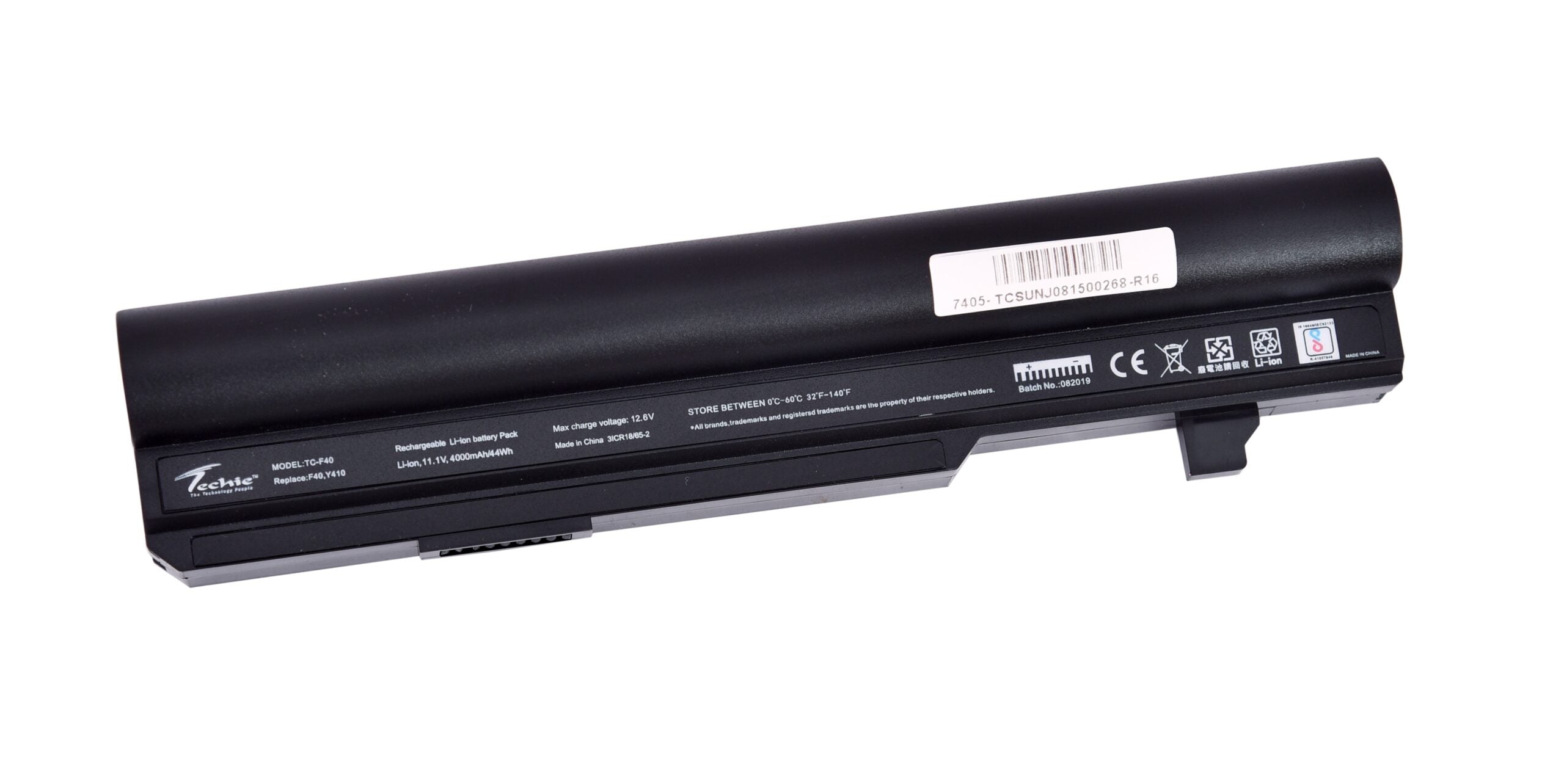 Techie Compatible Battery for Lenovo F40 - 3000 F40, 3000 F41, 3000 F50, 3000 Y400, 3000 Y410 Laptops (4000mAh, 6-Cell)