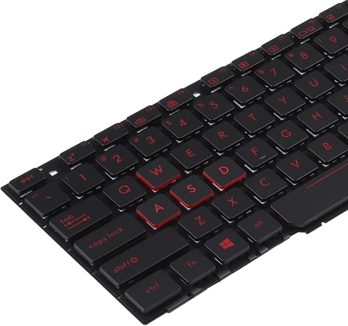Techie Laptop Keyboard for Asus Rog GL553, GL553V, FX553VD, FX53VD, FX753VD With Backlight
