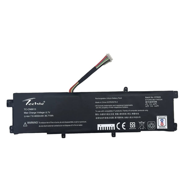 Techie Battery for Avita CN6613-2S3P - NS13A2, NS14A6, NS14A8, NS14A2 LIBER 13.3 (4830mAh, 6-Cell)