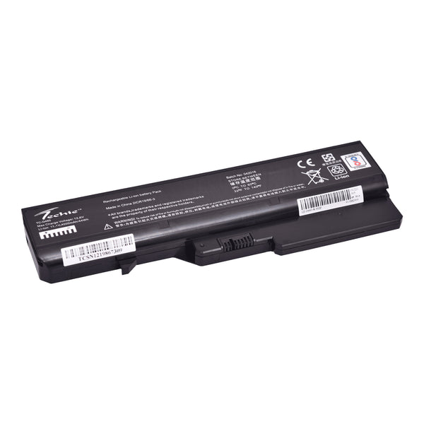 Techie Compatible Battery for Lenovo G460 - G460A, G465, G470, G475, G560, G565, G570, G575 Laptops (4000mAh, 6-Cell)