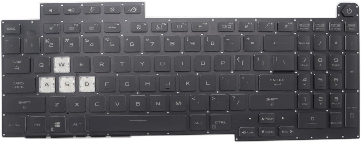 Techie Laptop Keyboard for Asus ROG Strix G17, G713, G713Q, G713QE With Backlight