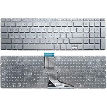 Techie Laptop Keyboard For HP 15-BS, HP 15-B Series (Silver)