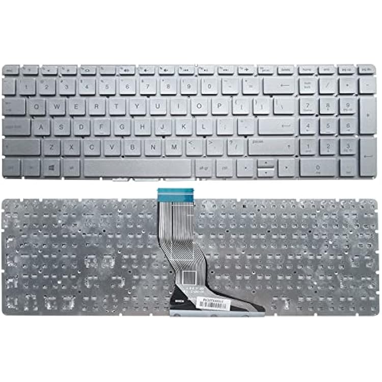 Techie Laptop Keyboard For HP 15-BS, HP 15-B Series (Silver)