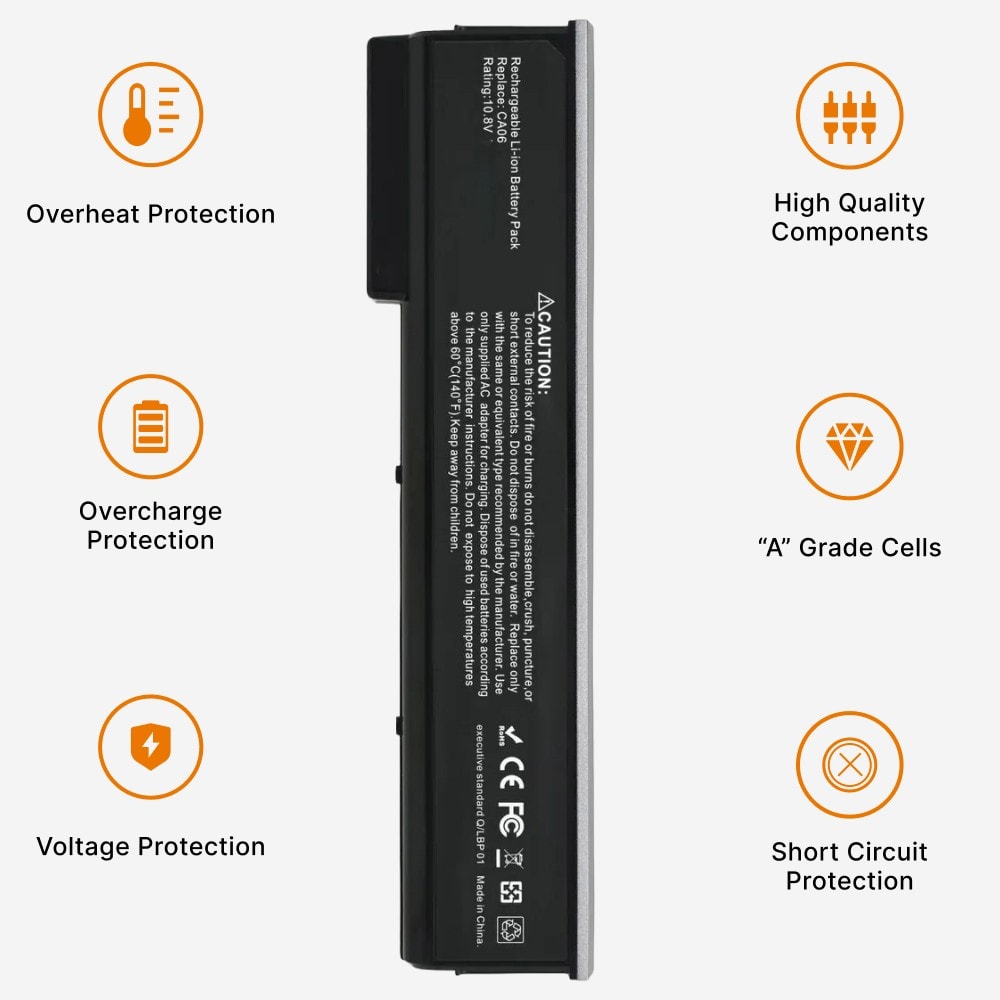 Techie Compatible Battery for HP CA06 - CA06XL, CA09, HSTNN-DB4Y, HSTNN-LB4Z Laptops (4000mAh, 6-Cell)