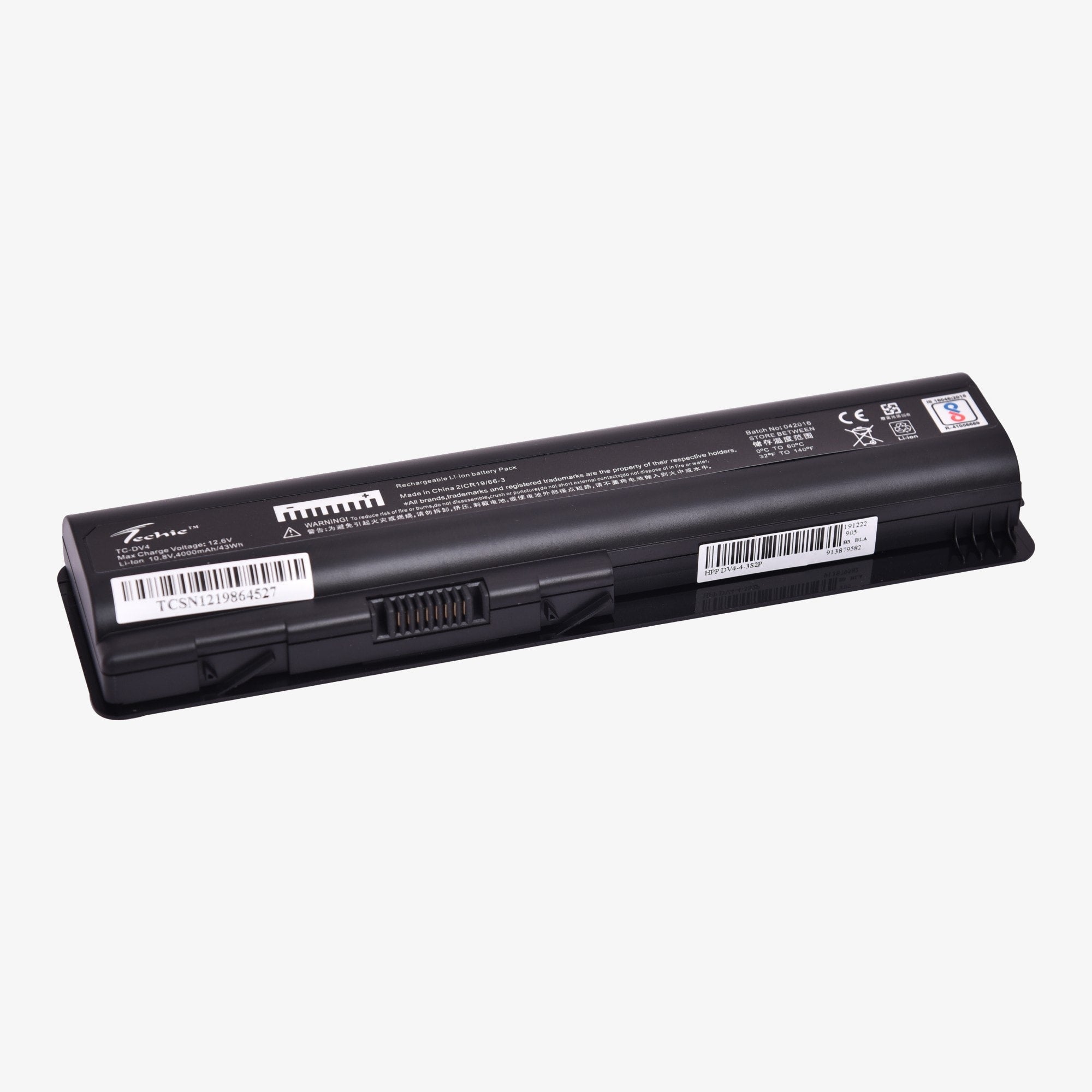 Techie Compatible Battery for HP DV4 - Compaq Presario CQ40, CQ45, CQ50, CQ60, CQ70 Laptop (4000mAh, 6-Cell)