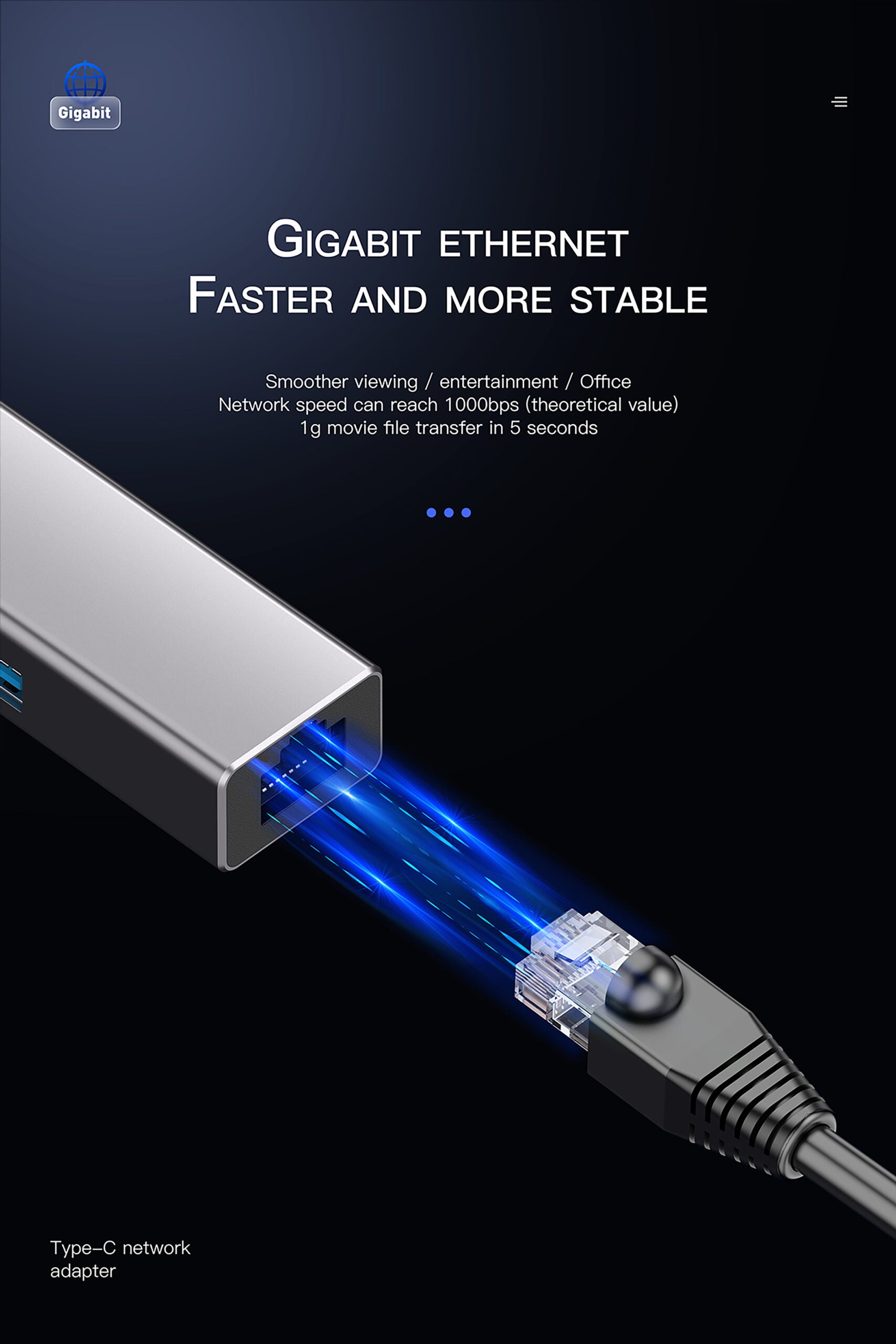 Enhance Your Device’s Connectivity with Techie 4-in-2 USB/Type-C Hub – 3 x USB 3.0 & 1 x Gigabit Ethernet