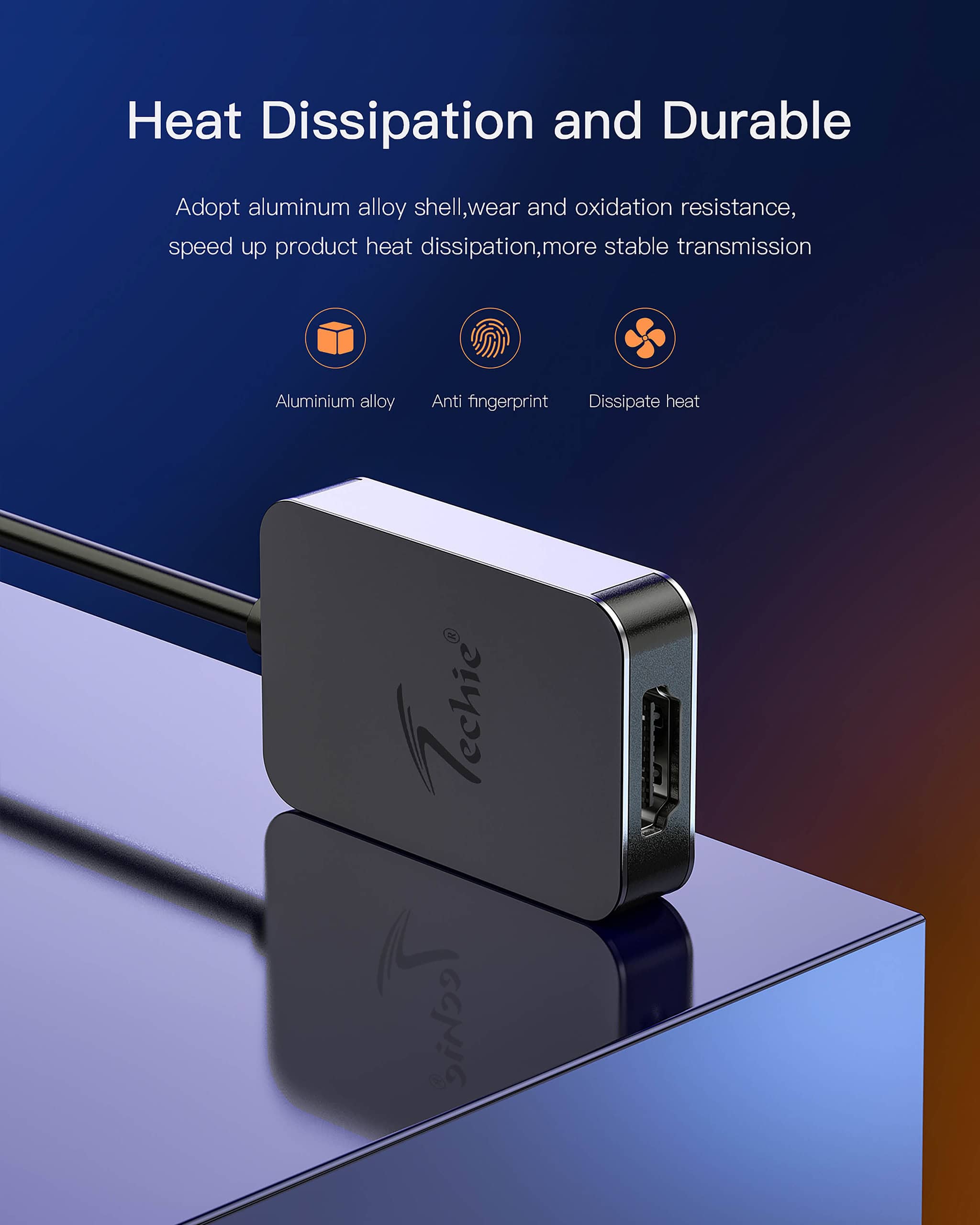 Techie USB-C to HDMI 4K Converter