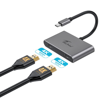 Techie Type-C to Dual HDMI Converter – 4K@30Hz