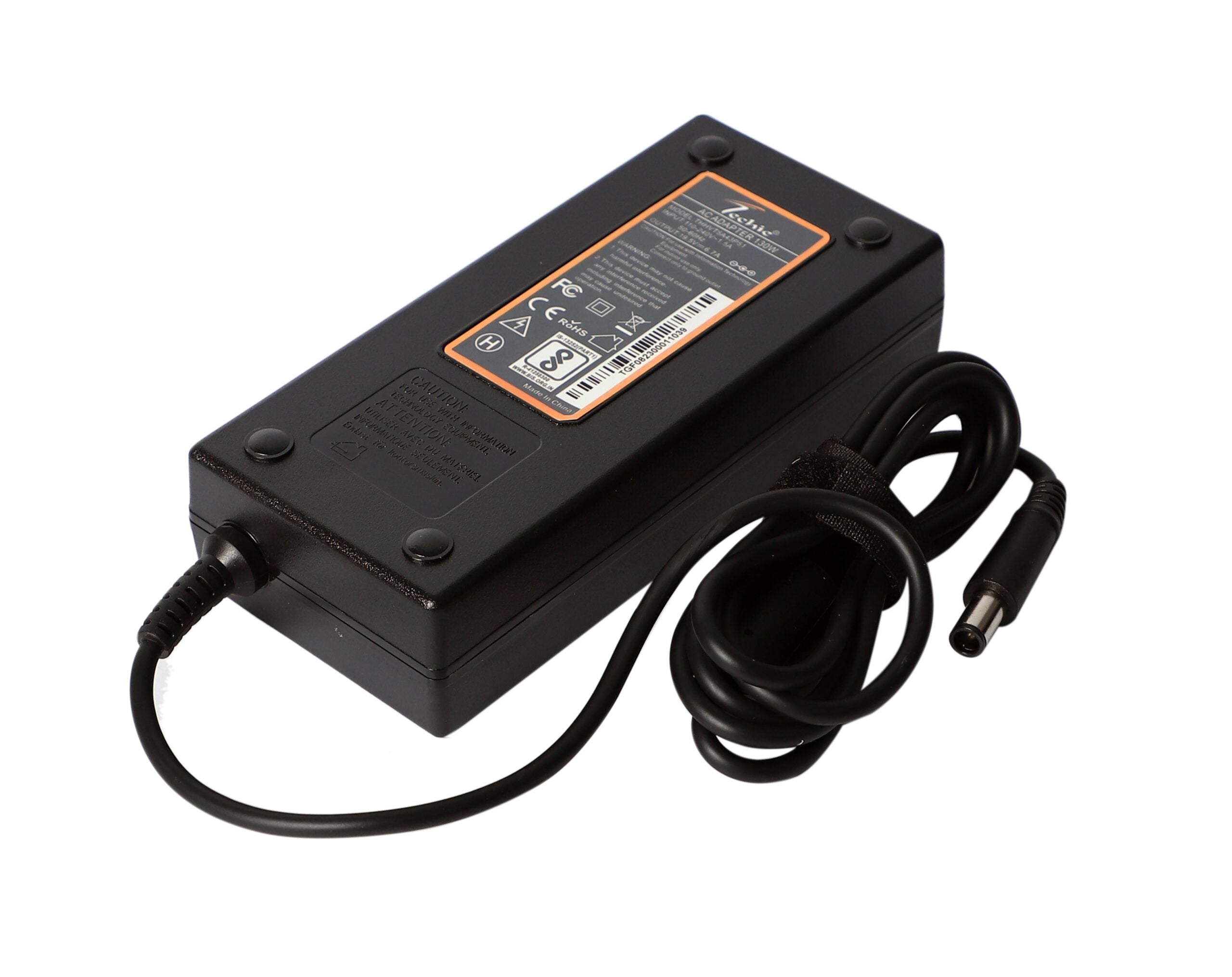 Techie 130W Dell Laptop Charger for Dell G3 15 3579, 3590, 3779, 5590, 7588 (19.5V 6.7A) 7.4*5.0MM
