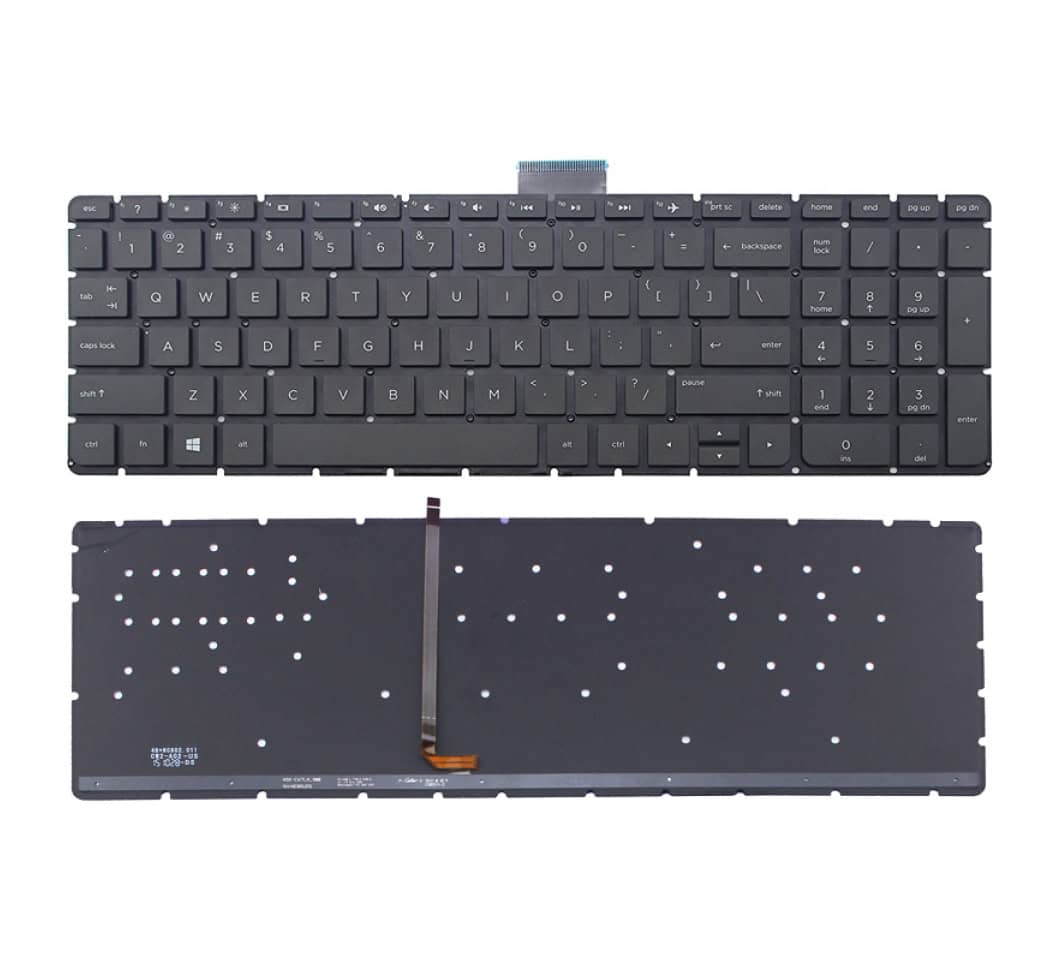 Techie Keyboard for HP 15-AB, 15-AW, 15-CB, 15-AK, 15-BC, 15-AU, 15-BK, 17-G, 17-AB Series Laptops.