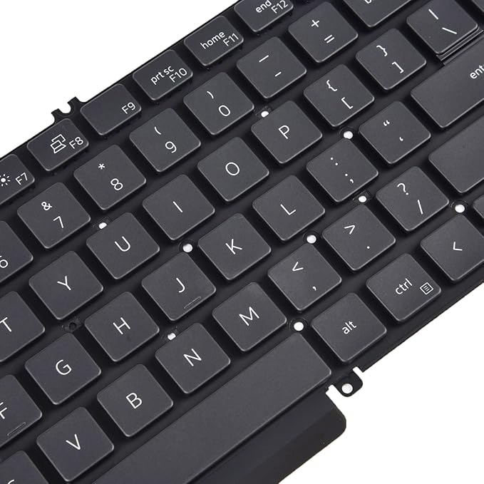 Techie Laptop Keyboard for Dell Latitude 5520, 5530, 5540, Precision 3560, 3570, 3561, 3571, 3581, 7670 with Backlight