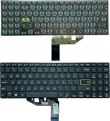 Techie Laptop Keyboard for Asus VivoBook 15 S533, X513, M513, M5600IA, E510 Series