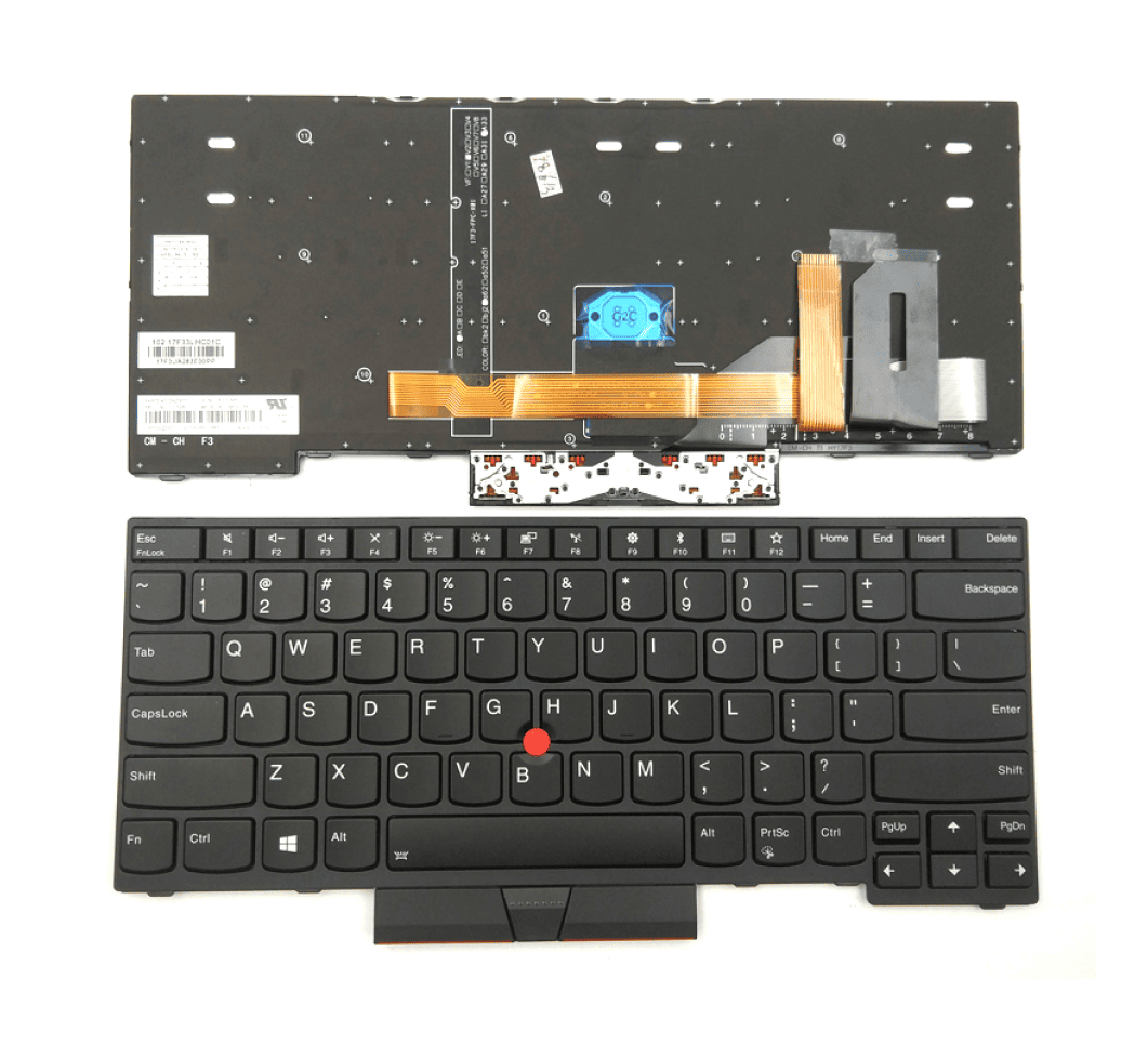 Techie Laptop Keyboard For Lenovo ThinkPad T480S, T495, T490, L380, E490, E480, L480, E485 L380 Yoga Series