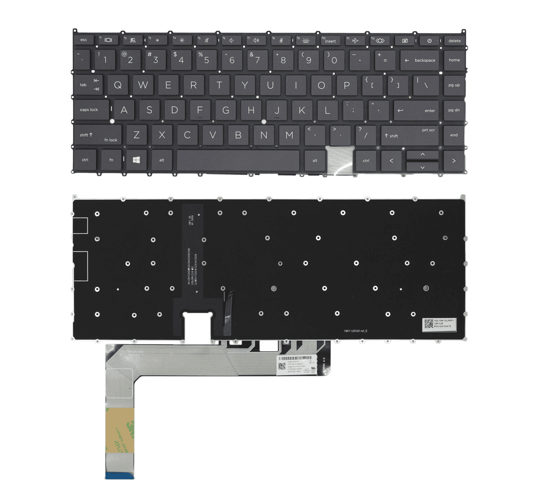 Techie Laptop Keyboard For HP EliteBook x360 1040 G7, 1040 G8, 1030 G7, 1030 G8 With Backlight