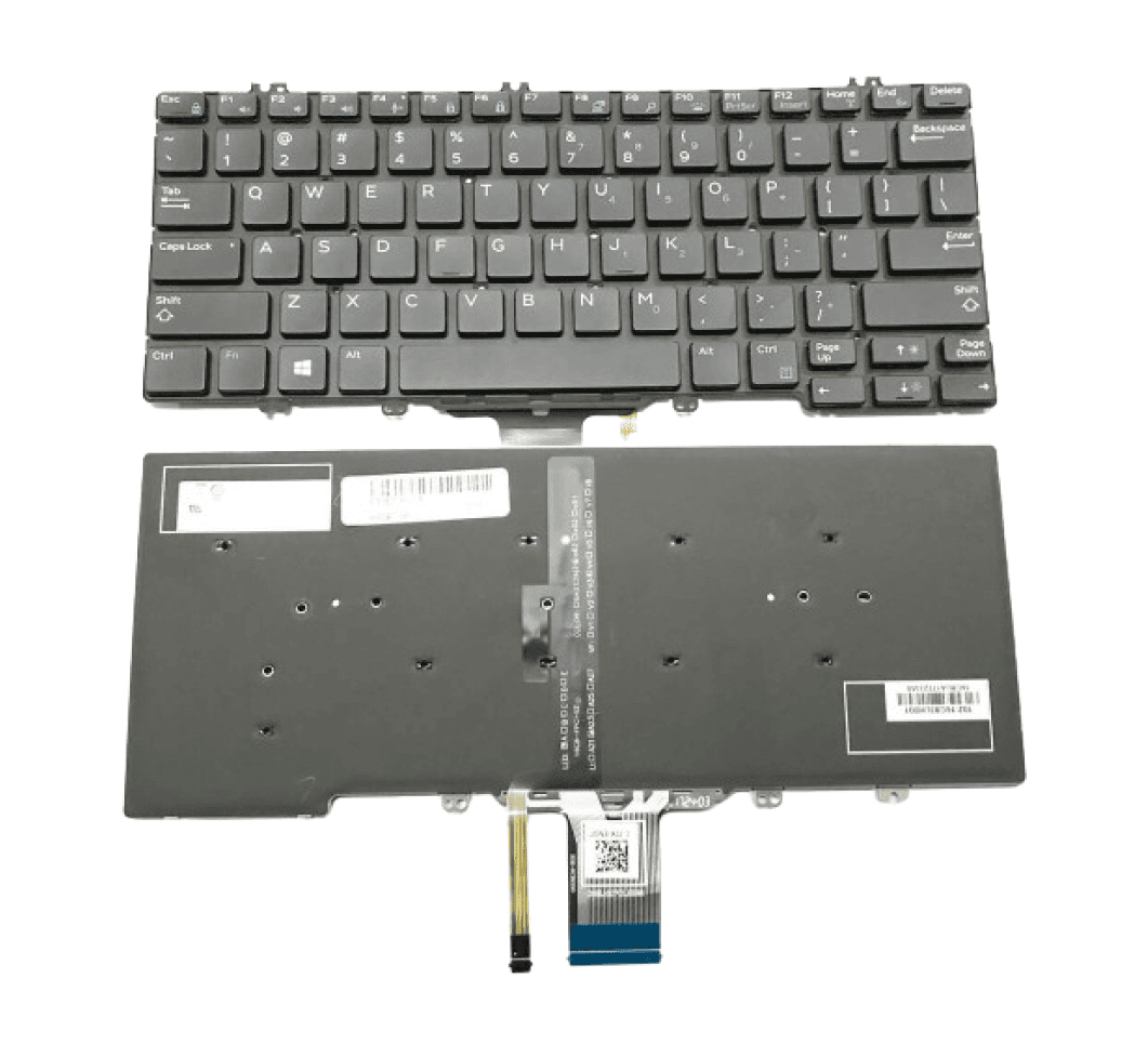 Techie Laptop Keyboard For Dell Latitude 7390, 7280, 7290, E5280, E5289, E5290, E7390, E7380 With Backlight