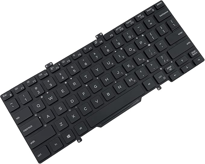 Techie Laptop Keyboard for Dell Latitude 7400, E7400, L3400, 5400 Series with Backlight