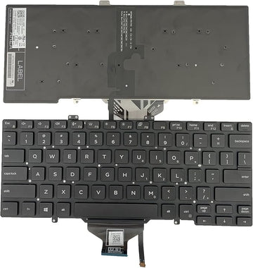 Techie Laptop Keyboard for Dell Latitude 7400, E7400, L3400, 5400 Series with Backlight