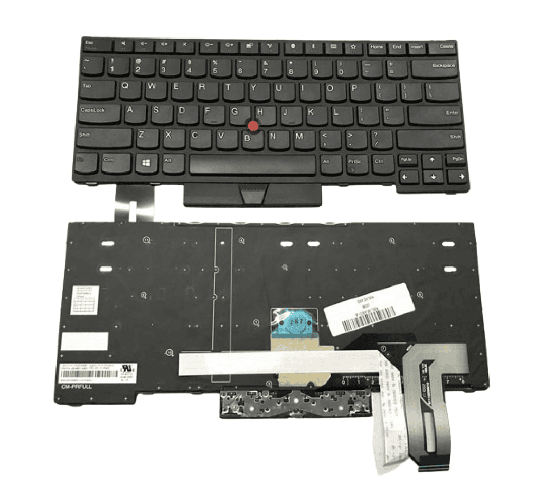 Techie Laptop Keyboard For Lenovo E480, T480, E485, L480, R480, E490, L380, L490, E495 With Mouse