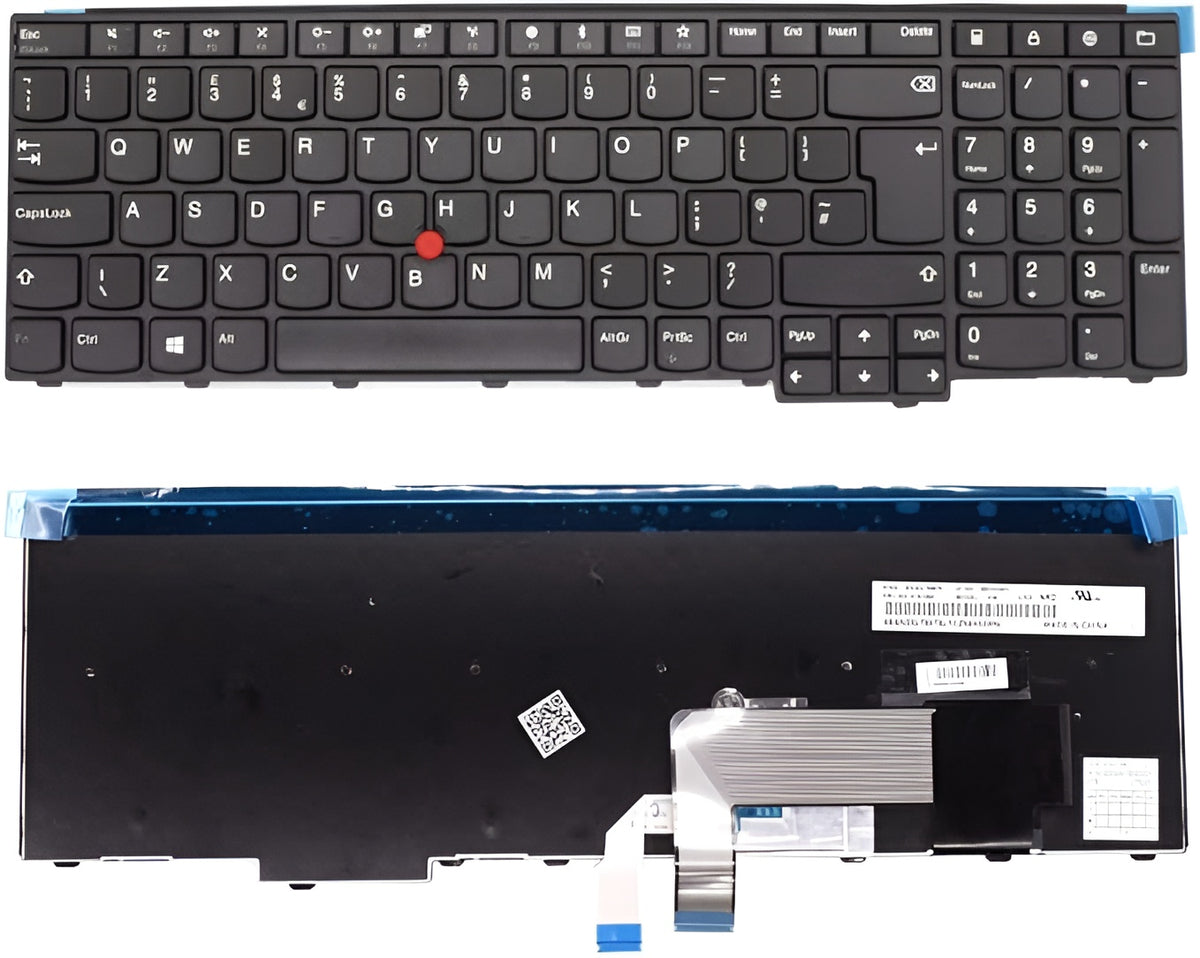Techie Laptop Keyboard for Lenovo ThinkPad Edge E531, E540, L540, T540P, T560 Series with Frame &amp; Mouse