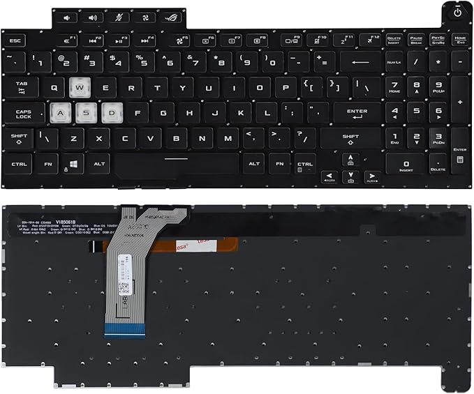 Techie Laptop Keyboard for Asus Rog Strix G731GT, G732, G732G, G732L, G732GU, G712, G712L Series With Backlight
