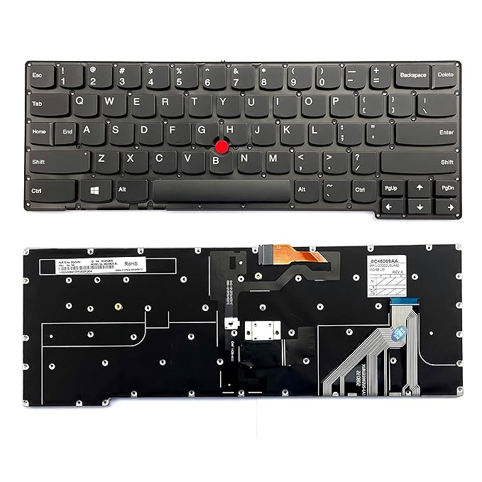 Techie Laptop Keyboard for Lenovo ThinkPad X1 Carbon 2nd Gen 20A7, 20A8 With Backlight and Mouse