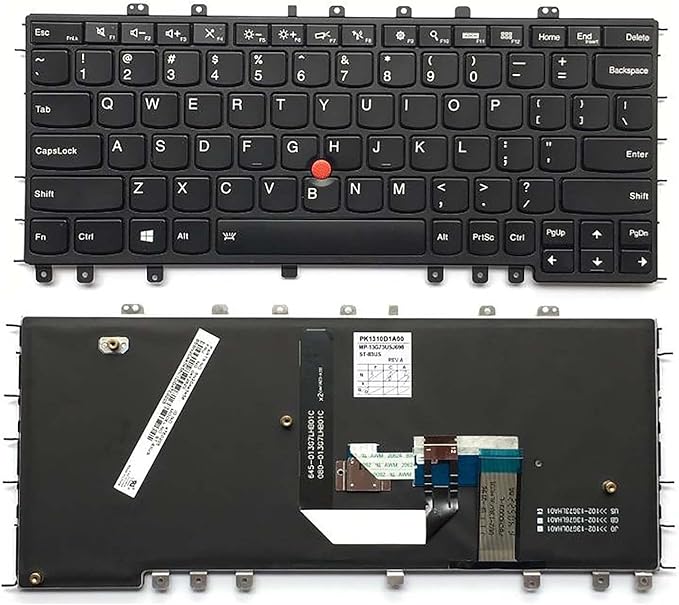 Techie Laptop Keyboard for Lenovo Thinkpad S1 Yoga 12 Yoga S240 Series With Backlight and Mouse