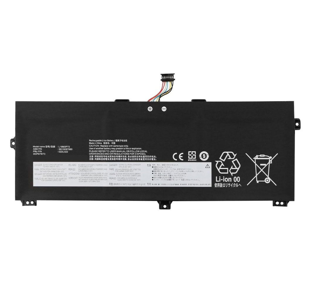 Techie Battery for Lenovo L18L3P72, L18S3P72, ThinkPad X13 YOGA GEN 1, 20NN0026BM, 20NN0031SP, 20NN0035MH, 20NN00F5ML Laptops (4200mAh, 3-Cell)
