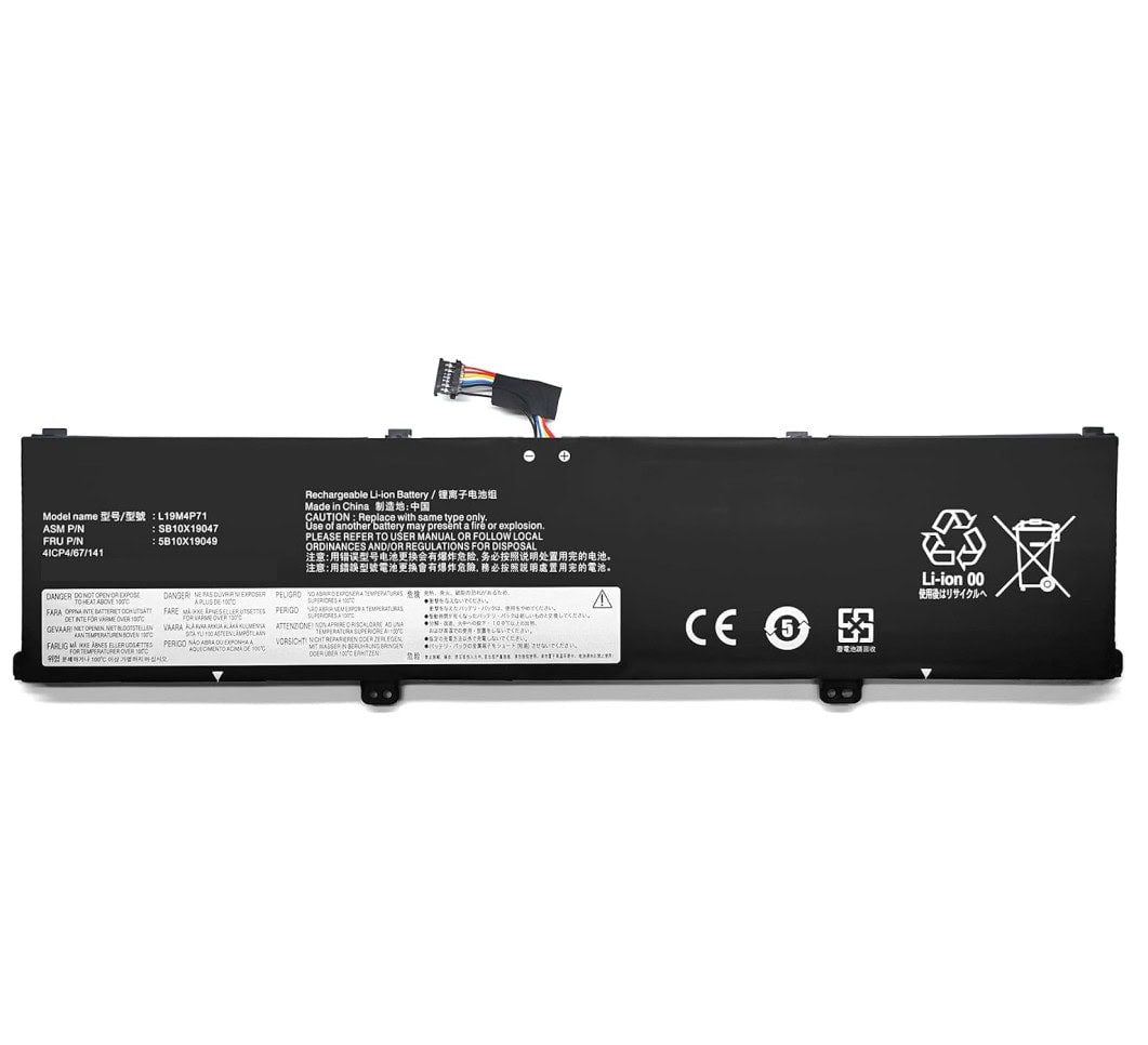 Techie Battery for Lenovo L19C4P71, L19M4P71, ThinkPad X1 EXTREME GEN 3-20TK, ThinkPad P1 GEN 3-20TH Series Laptops (4400mAh, 4-Cell)