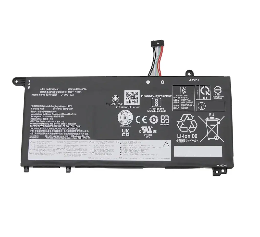Techie Compatible Battery for Lenovo L19D3PDA - THINKBOOK 14 G2, G3, G4 Series Laptops (3600mAh, 3-Cell)